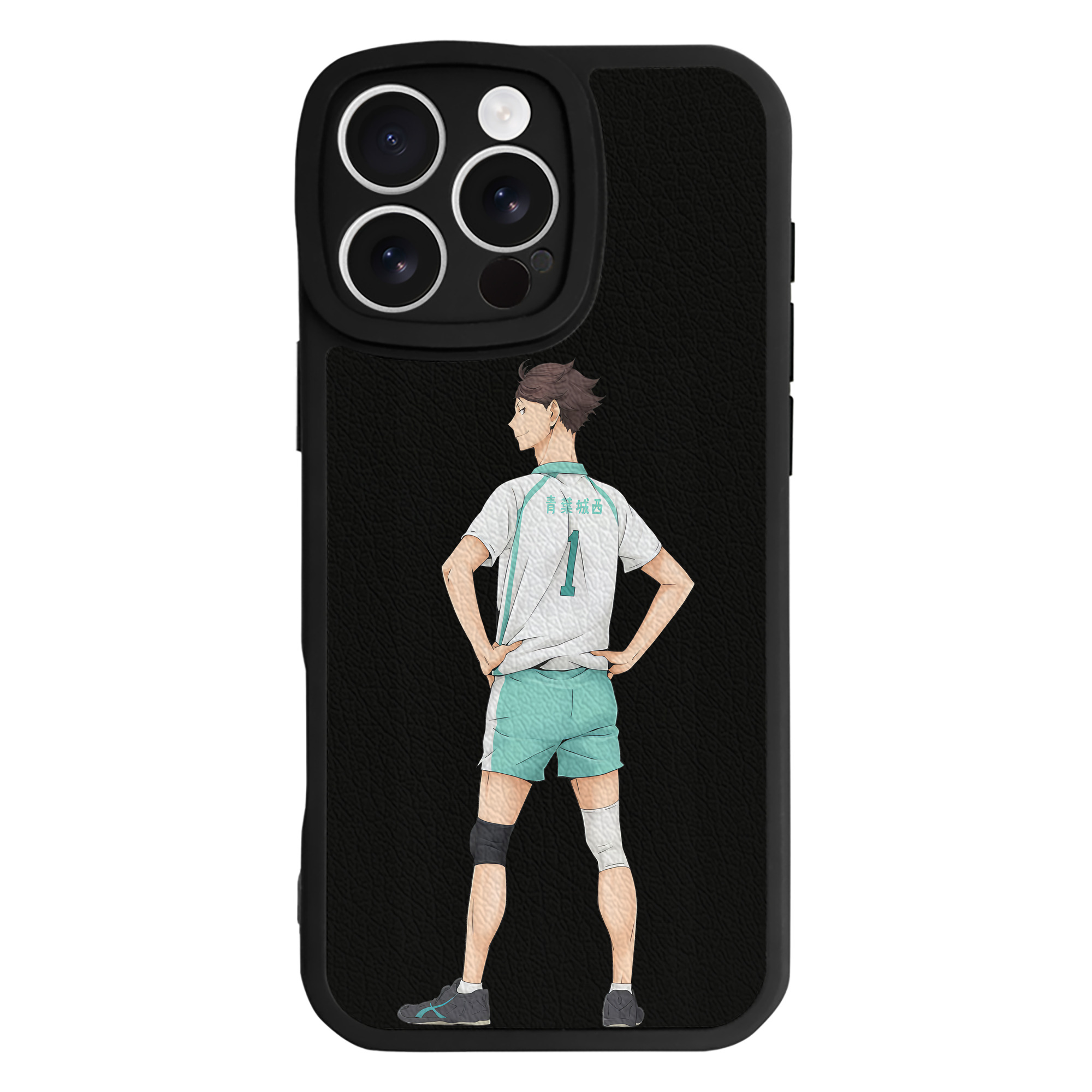 （画像用） ハイキュー!! Haikyu!! 【iPhone 16シリーズ対応】シリコンスマホケース（レザー調） 材質：シリコン